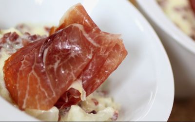 Blog 9 Coliflor con salsa de jamón de bellota 100% ibérico Capa Negra y queso