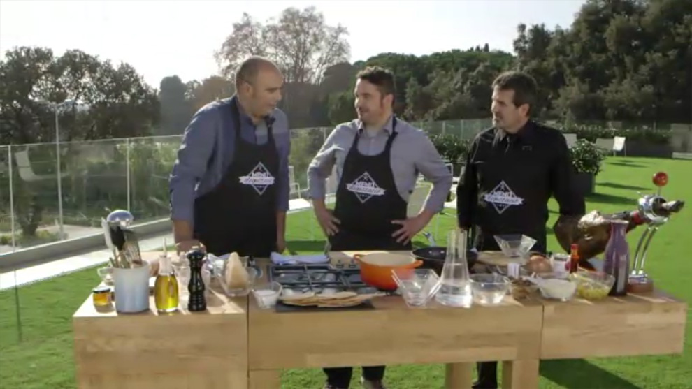 Abril 2015. Barcelona, Capa Negra colabora en el programa Menú Degustasió TV3 1 noticia4 1 1