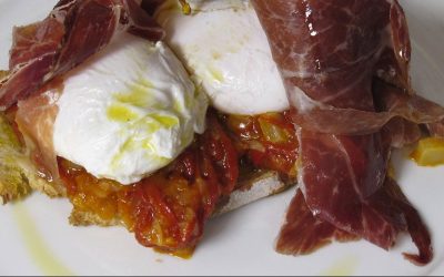 Blog 8 Huevos con fritada y Paleta de bellota 100% ibérica Capa Negra