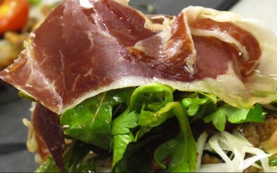 Blog 5 Tosta de camembert y Paleta de cebo ibérica 50% raza ibérica Capa Negra